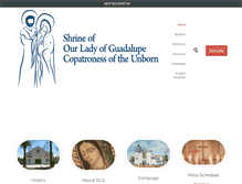 Tablet Screenshot of guadalupebakersfield.org